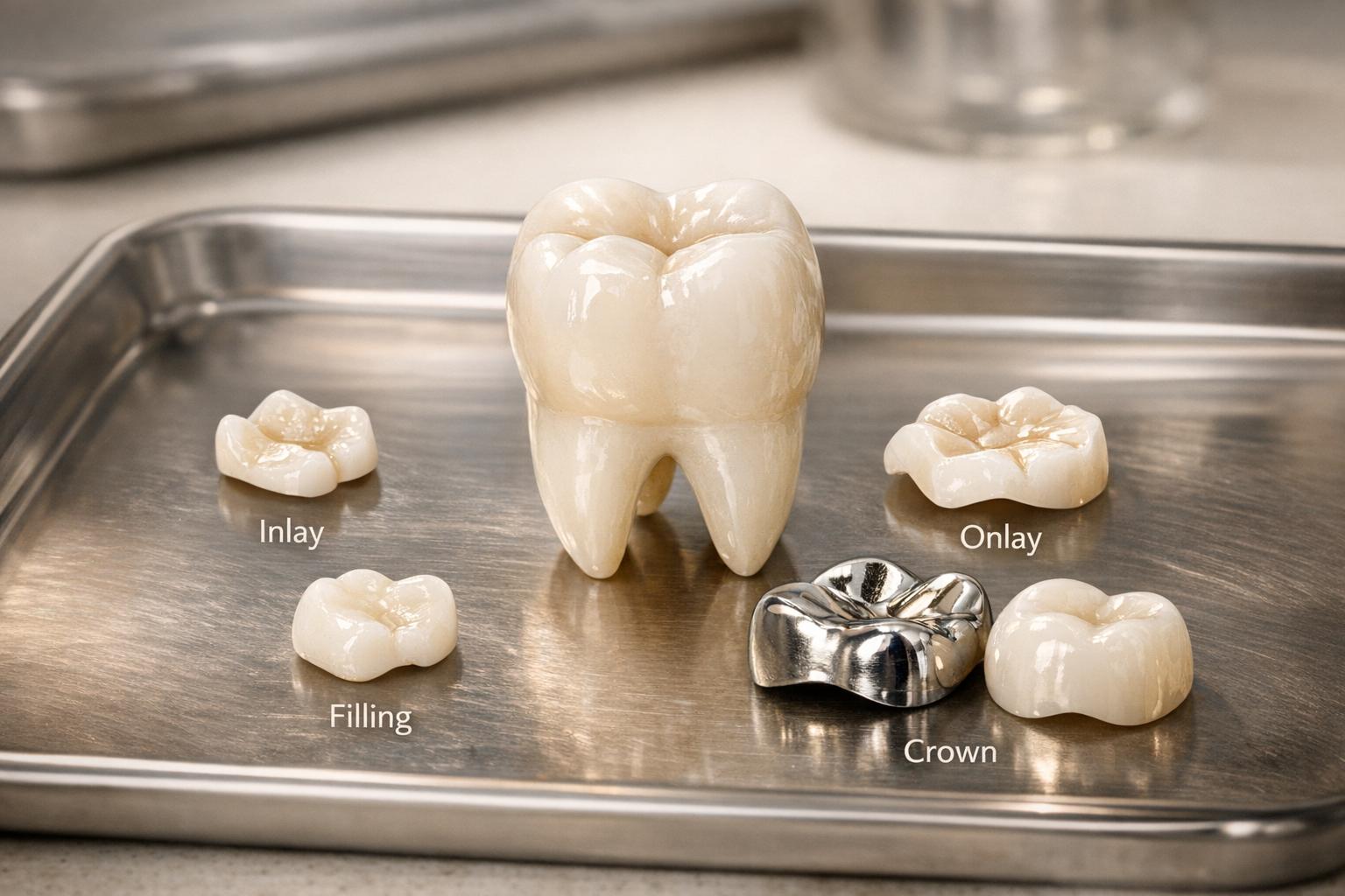 Inlays vs Onlays vs Fillings vs Crowns